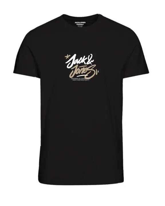 Jorsequoia Tee Ss Crew Neck 1 Fst 12258061 Black Jack & Jones - 1