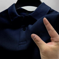 Camisa Polo Casual Para Hombre Verano Streetwear Manga Corta Empresarial Transpirable Rápida Secado Estilo Sólido Tallas S-4XL - details 6