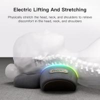 Almohada De Masaje Eléctrico Para Cuello Con Compresión Caliente Y Vibración Soporte Espinal Para Descansar Almohada De Memoria No Tejida Tamaño Small - details 6