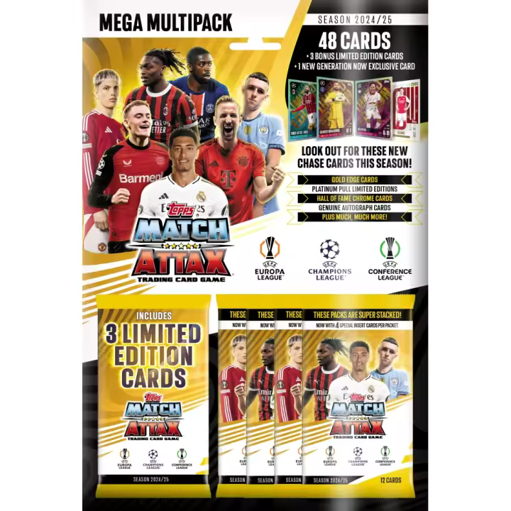 MEGA MULTIPACK CARTAS MATCH ATTAX UCL 24-25 - 1