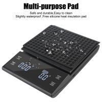 Báscula De Cocina Digital Recargable Tipo-C Precisión Alta Pantalla LED 3KG/0.1g Con Timer Automático Para Café Y Cocina - details 4