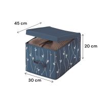 Cajas de almacenamiento de tela con tapa, Cosatto, 30 x 45 x 20 cm. 2 cajas para guardar ropa en el armario. - details 1