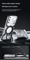 Funda De Teléfono Para Red Magic 10ProPlus 8Pro X Mecánica Luminosa Soporte Aluminio Antigolpes Con Marco Metálico Y Disipación De Calor - details 1