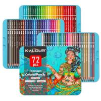 KALOUR Set De Lápices De Colores Profesionales 50/72/180/240/300 Pcs Lápices De Aceite Para Dibujos Y Pintura Artística Suministros Para Colorear - details 110