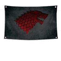 Bandera De Poliéster Stark Con Cuatro Agujeros Para Decoración Exterior Aesthetic Room Decor Material De Palo De Bambú - details 6