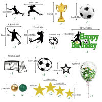37 PCS Decoración De Pastel Deportiva Con Fútbol Baloncesto Béisbol Tenis Golf Para Niños Y Adultos Hombres Tema Deportivo - details 7