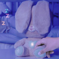PEEKAPETS Conejito Interactivo, Peluche Divertido y Suave que Mueve las Orejas y Hace Luces y Sonidos, Juguete Regalo para Bebés y Niños - details 2