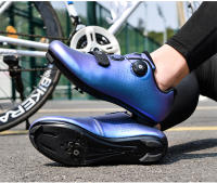 Zapatos De Ciclismo Profesionales Para Hombres MTB Con Cierre Self-Locking Zapatillas De Bicicleta Al Aire Libre Ultraligeros Para Carreras En Carretera Con Placa SPD - details 13