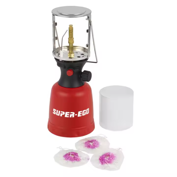 Lampara gas portátil y compacta ideal para camping. Super Ego - 1