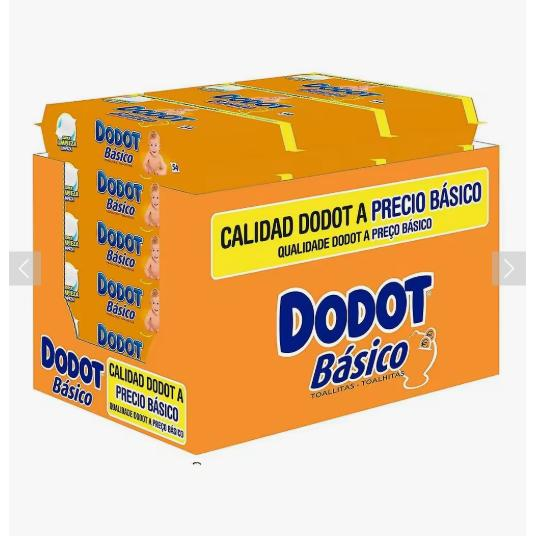 Dodot basic replacement wipes 54 u. 18 package