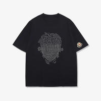 Camiseta De Algodón Puro Para Hombre Y Mujer Estilo Retro Norteamericano 2024 Manga Corta Casual Para Todo El Año - details 2