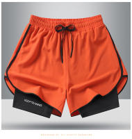 Shorts Deportivos De Verano Negro Sólido Casual Para Hombres Pantalones Cortos Secado Rápido Con Bolsillo Oculto Moda Deportiva - details 3
