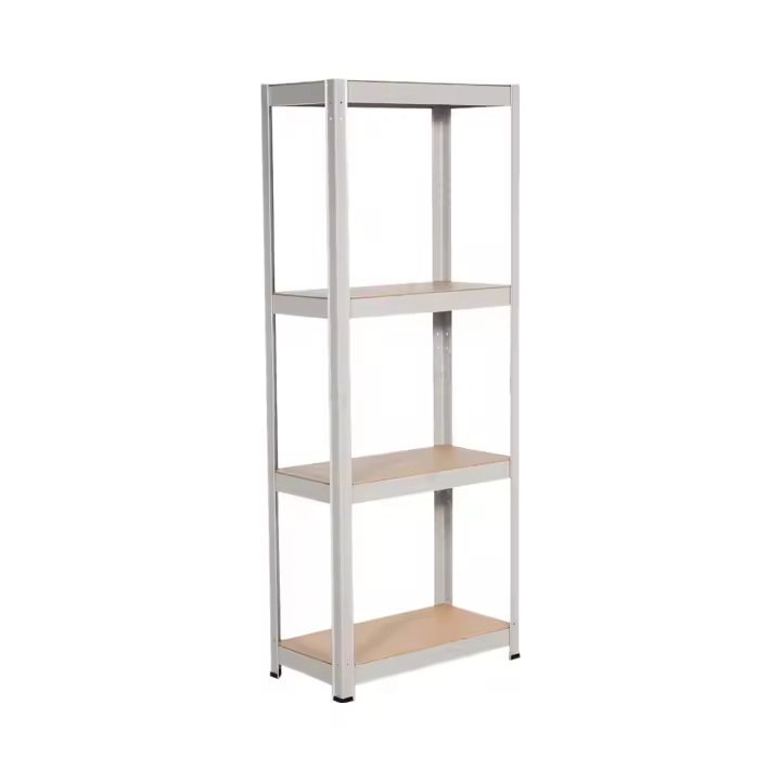 Estantería Metálica Modular con 4 Baldas Ajustables | ORION91 | Estantería Uso Doméstico | Estantería Multiusos | Dimensiones 148x60x30cm | Aguanta hasta 240Kg - 1