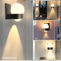 Lámpara De Pared LED Impermeable IP66 Para Exteriores 8W Luz De Interior Para Dormitorio Balcón Jardín Estilo Moderno - details 4