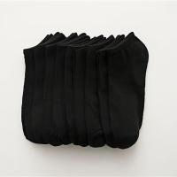 Calcetines De Verano Para Hombres Negros Blancos Grises Delgados Bajo La Piel Absorbentes De Sudor Y Alientos De Algodón - details 2