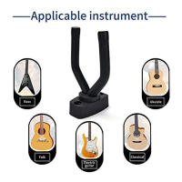 Soporte De Pared Para Guitarra Metálico Con Gancho Montaje Fácil Con Tornillos Accesorios Para Guitarra Adecuado Para Acústicas - details 4