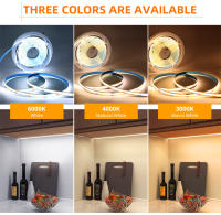 Tira De Luz LED COB 12V Toque Dimmable Adhesiva Flexible 8mm Ancho Fuente De Alimentación Con Suministro De Energía Para Decoración Del Hogar - details 4