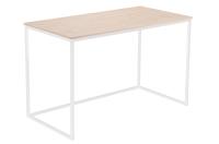 Skraut Home - Escritorio MIA - Mesa de Estudio - 120 x 60 x 75 cm - Escritorio de color Roble - Con Patas Metálicas - details 0