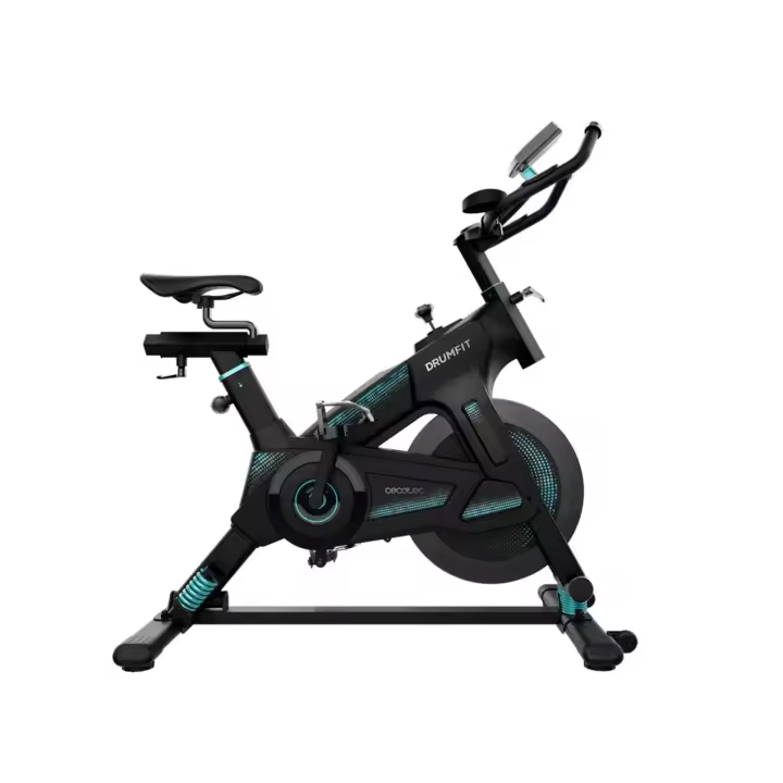 CECOTEC 07077 Bicicleta Indoor DrumFit 23000: Entrenamiento Avanzado y Seguro en Casa - 1