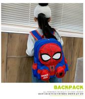 Mochila De Superhéroes Spiderman Para Niños Y Niñas Estilo 3D Estudio Escuela Bagaje De Viaje Regalo Mochila De Nylon Con Cierre De Cremallera - details 3
