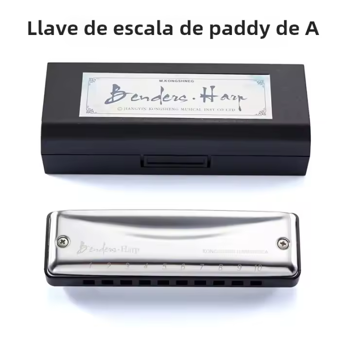 KONG SHENG Armonía Azul Clave De Paddy Escala De D a E F G Bb Eb 10 Agujeros 20 Tonos Adecuado Para Principiantes - 1