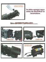 Juguete De Tren De Acero Con Humo Y Luz Locomotora De Vapor Para Adulto Y Niña De 6 a 12 Años Sin Batería Certificado CE - details 5