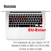 Cubierta De Teclado De Silicona Rusa Protector Para Macbook Air13/12/15/16 pro Touchbar A2992/A3113/A2941/A1990/A3114/A2289 A2337/A2141 Antipolvo Impermeable Para Laptop - details 16