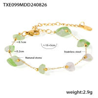 Collar de Piedra de la clavícula pulsera de Arce Hecho A Mano DE LA Cadena de estil ins conjunto de las mujeres - details 0