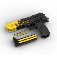 Pistola Desert Eagle De Bloques Constructibles 1.0 Disparo Single Shot Modelo MOC Juguetes Para Niños Regalos De Navidad - details 1