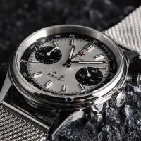 Reloj De Pulsera De Cuarzo Militar Único Para Hombre 42mm HEIMDALLR 1963 Resistente Al Agua Con Bandela De Lona Y Dial Circular De Marcadores Arábigos - details 0