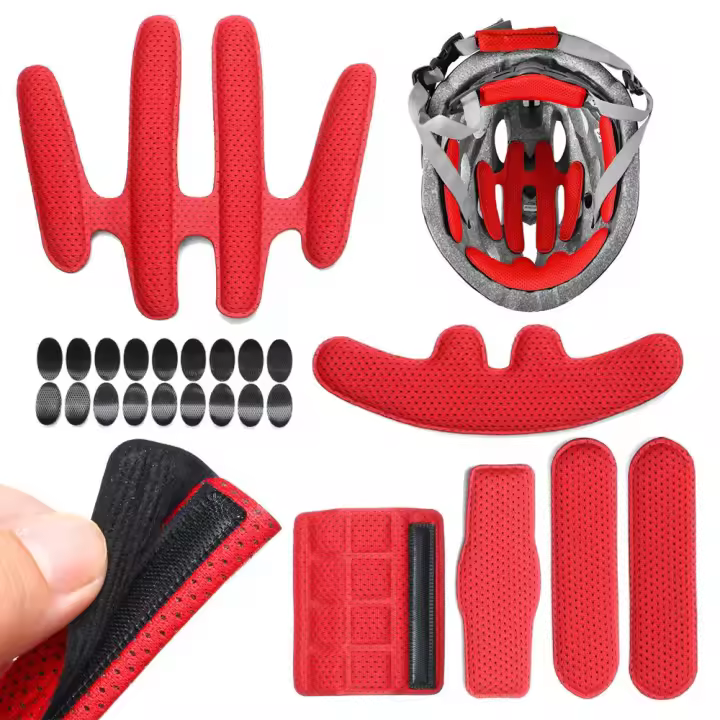 Kit De Repuesto Para Casco 24 Piezas Almohadillas De Esponja Selladas Recambio Universal Para Motocicleta Y Ciclismo - 1