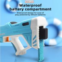 Pistola de Agua Eléctrica Niños Adultos, Alta Capacidad, Un Button Juguete de Piscina de Playa al aire libre de verano de tiro de Blaster de agua, Juguetes de Combate en el Agua-Bleu - details 6