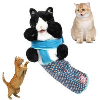 Nuevo 2025 Muñeco De Lucha Gato Sumo Juguetes Interactivos De Peluche Duradero Para Gatos Animal De Peluche De Tamaño Grande - details 0