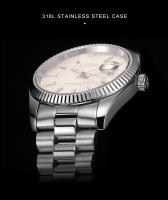 Reloj Mecánico Para Hombre CADISEN Lujo C3 Luminoso AR Cristal De Zafiro MIYOTA 8215 Resistente Al Agua 100M Regalo - details 8