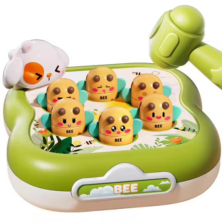 Juguete Educativo Para Bebés Martillo De Mole De Peluche Sonido De Percusión Animal Lindo Juguetes Sensoriales Para Niños De 3 Años Regalos - 1