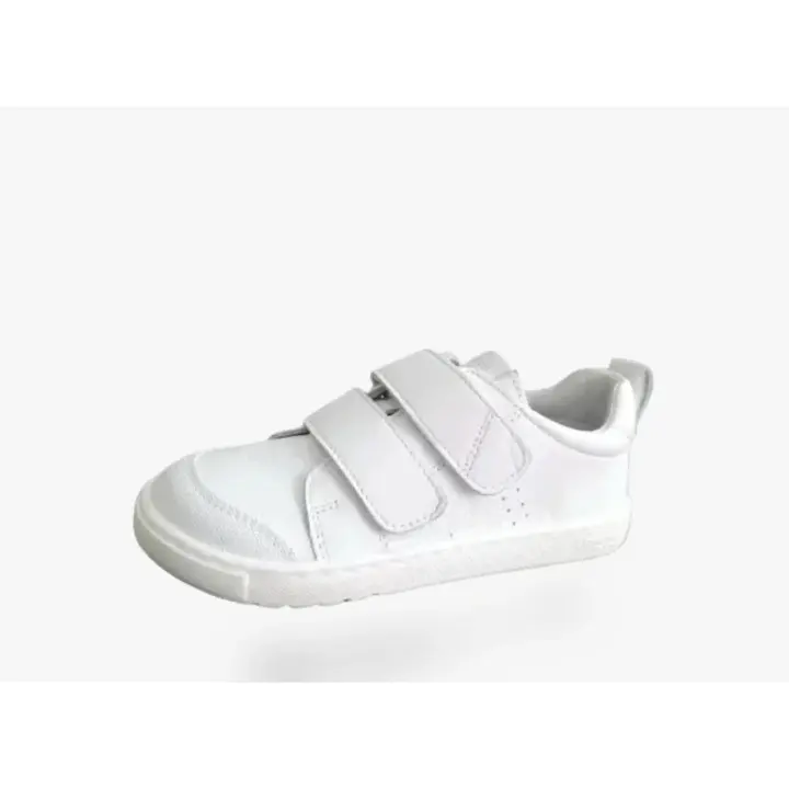 Zapato Respetuoso Barefoot Blanditos By Crios Río Blanco deportiva infantil.No tienen contrafuertes ni refuerzos, son muy flexibles.Plantilla extraíble plana (sin elementos anatómicos). Suela de 3,5 mm, cero drop, muy flexible y antideslizante. - 1