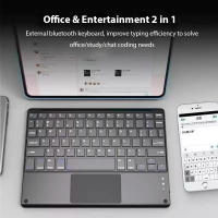 Teclado Táctil Y Mouse Para Android IOS Windows Xiaomi Rosa Teclado Inalámbrico Multilingüe Para Ipad Con Larga Duración De La Batería - details 1