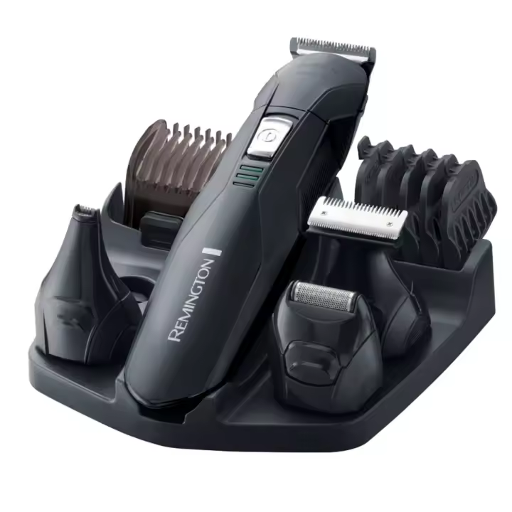 Remington Recortadora de Barba y Cortapelos Edge - Inalámbrico, cuchillas de acero inoxidable, 4 cabezales, 2 peines, negro - ref. PG6030 - 1