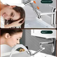 2pcs Extensor De Grifo ABS Brazo Robótico Modo Sencillo Rotación Universal De 1080° Extensión De Grifo Giratorio Para Baño Y Cocina - details 2