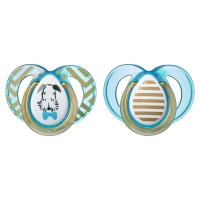 CHUPETES Moda - Bebés 6-18 meses - Sin BPA - Kit de 2 chupetes - Color Verde y celeste - TOMMEE TIPPEE - details 0