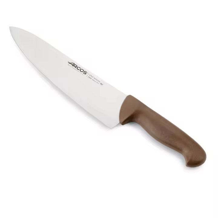 Arcos Cuchillo Cocinero Ancho Profesional - Hoja de Acero Inoxidable Nitrum 250 mm - Mango Polipropileno - Durabilidad y Corte Preciso - Serie 2900 - 1