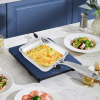 Sartén De Acero Inoxidable Para Tamagoyaki Omelette Japonesa Con Mano Multifuncional Rectangular Para Cocina Desayuno - details 4