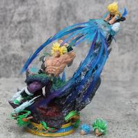 Figura De Acción Dragon Ball Broly Vs Gogeta PVC Estatua De Colección Juguete Decorativo Para Niños Regalo Figura De Modelo Para Adultos - details 1