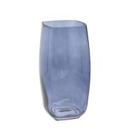 "GISSED - Jarrón Decorativo de Vidrio en Color Azul Translúcido – Diseño Moderno y Elegante con Forma Cuadrada – Ideal para Centros de Mesa, Salas, Oficinas y Eventos – Compatible con Flores Naturales, Secas y Artificiales – Material Resistente y Sofi - details 3
