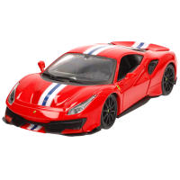 Burago - Ferrari Purosangue, SF90 Stradale, 488 Pista, LaFerrari, maqueta coche a escala 1/24, coches juguete, maquetas, miniatura de colección, Bburago, +3 años, Race & play - details 2