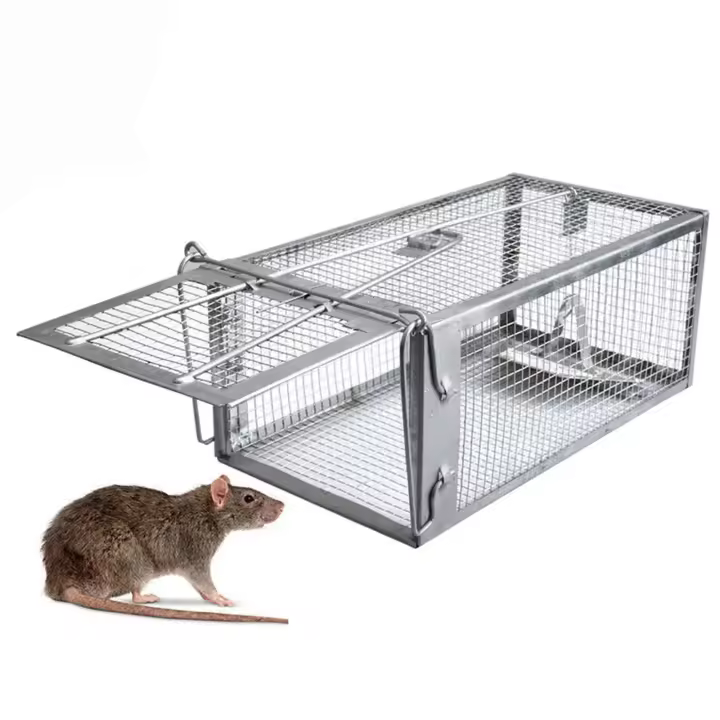 Trampa Automática Para Rattos En Casa Caja De Hierro Para Cazar Ratones Gran Tamaño Adecuada Para Adultos Sin Químicos Peligrosos - 1