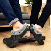 YRZL Pantuflas De Invierno Para Hombres Y Mujeres Zapatos Casuales No Friccionantes De Algodón Antideslizantes Para El Interior Del Hogar - details 10