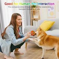 Bola Interactiva Para Perros Con Control Remoto Hecha De Goma Natural Juguete Automático De Activación Por Salto Wicked Ball - details 1
