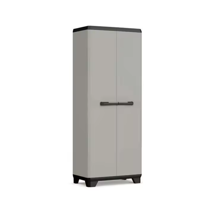 Curver armario alto linear 3 balda 173x68x39cm negro-gris 246637 - 1