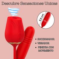 succionador de clítoris femenino satisfacer por 5 2 Consoladores.. para Mujer con vibración más Vendido succionador clítoris rosa portátil, flexible, tacto agradable succionador de clítoris rosa tacto agradable y flexible - details 0